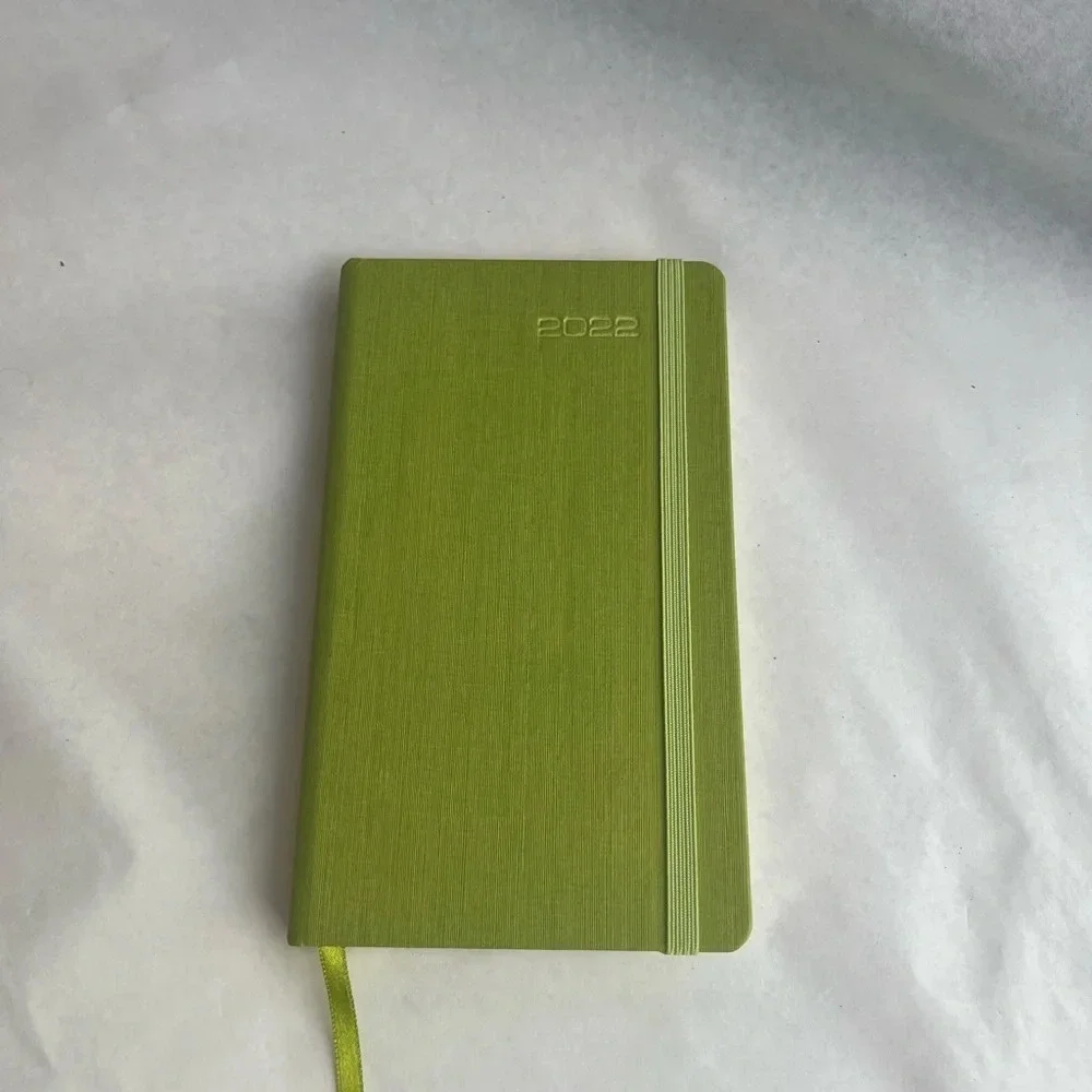 Fabio Richi  Weekly Diary Planner Notebook Journal Hard Cover Pocket Neon